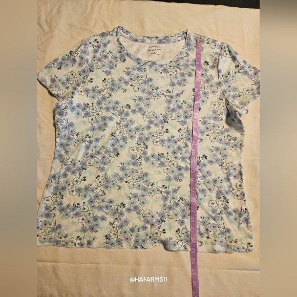 Studio Works Light Purple n Blue Top - Picture 5 of 6